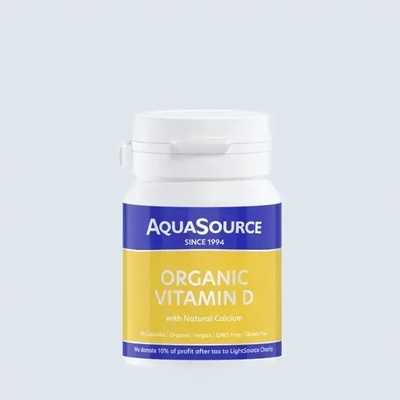 AquaSource АкваСорс Organic Хранителна добавка с Vitamin D - 60 капсули (BGORGVDC060)