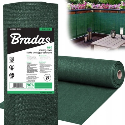 Bradas 90% 1,5 x 50 m zelená 135 g/m² – Zboží Mobilmania