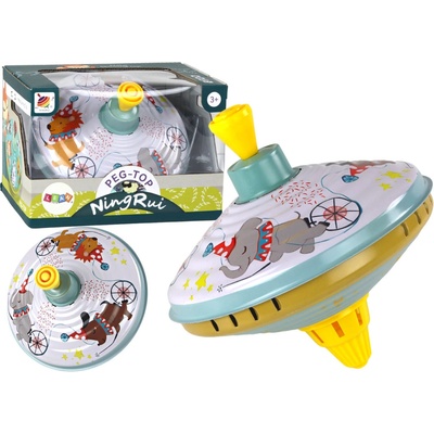 Lean Toys Detský kovový vĺčik Cirkusové Zvieratká
