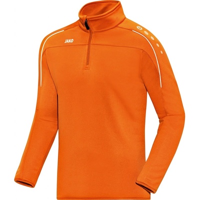 JAKO Classic O mikina krátký zip oranžová