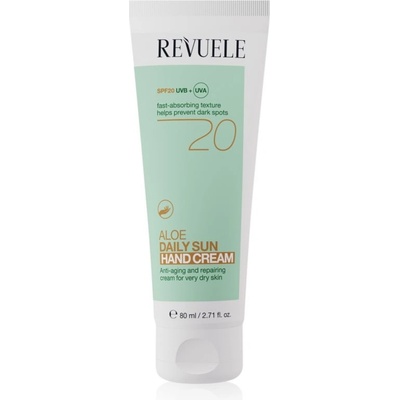 Revuele Daily Sun Aloe ochranný krém na ruce SPF 20 80 ml