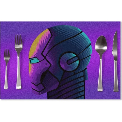 Sablio Prestieranie Iron Man Helma na fialovej 40x30cm