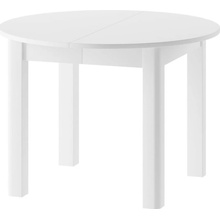 SZYNAKA Trendline Jídelní stůl rozkládací - INDUS, 105/150/195/240 x 105, matná bílá