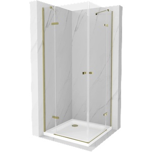 Mexen Roma Duo 90x90 cm + tray square