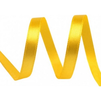 Atlasová stuha 6 mm, žlutá 1 metr – Hledejceny.cz