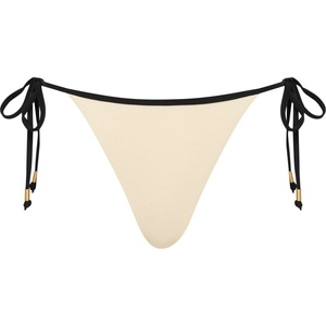 Seafolly Дамско бикини долнище Seafolly Women's Beach Bound Tie Side Rio Pant Bikini bottom - Ecru - размер 34 (EU) (150-5769-0312)
