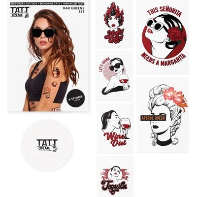 Tetovačky pre ženy Barová kráľovná TATTonMe sada