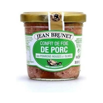 Confit z vepřových jater s paprikou a olivami 90 g