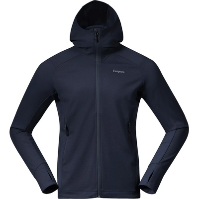 Bergans Мъжко вълнено яке Bergans Rabot Merino Tech Midlayer Hoodie Merino hoodie - Navy Blue (005-7029-0211)