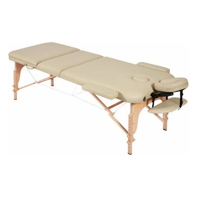 Naipo MGBC-302 hnědá Masážní stůl Skládací Nosnost 270 kg 185 x 70 x 63-88 cm Hmotnost 16,8 kg (712376780157) – Zboží Dáma