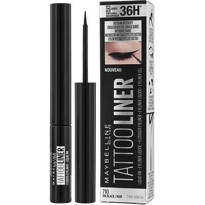 Maybelline Tattoo Liner Liquid Ink očná linka 710 Ink Black 2,5 ml