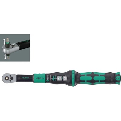 Wera Momentový klíč A 6 R/L s přepínací ráčnou 1/4" 2,5 ÷ 25 Nm 075694