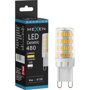 Mexen Aura LED крушка G9, 4W, Топла - 3000K, 480 lm - L121-G9-0430-01 (L121-G9-0430-01)