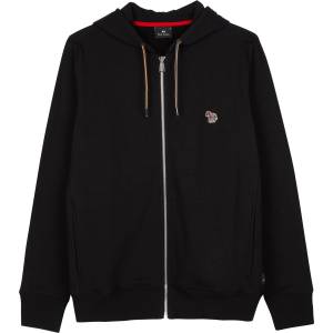 Paul Smith Суичър PS Paul Smith Mens Full-Zip Zebra Logo Hoodie - Black 79