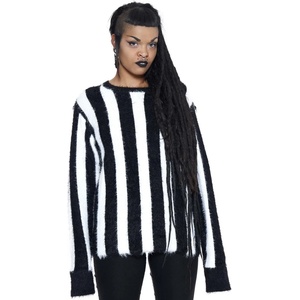 KILLSTAR Унисекс пуловер KILLSTAR - Stripe Me Down - STRIPE - KSRA003428