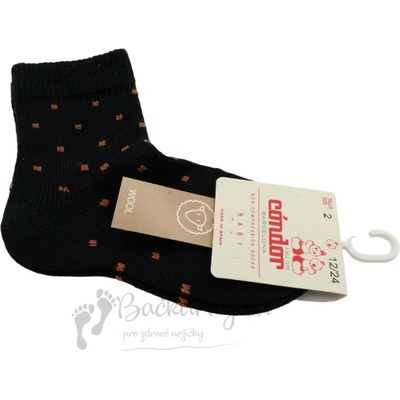 Merino ponožky CONDOR Negro 900