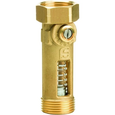 TacoSetter Inline 130 vyvažovací ventil 1"x1" vnější-vnitřní závit, 10-40 l/min., kvs 5,0 ; stupnice vody, typ E
