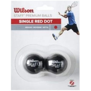 Wilson Staff squash 2 ball red dot