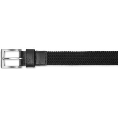 FootJoy pásek Essential Striped Braided Belt černý
