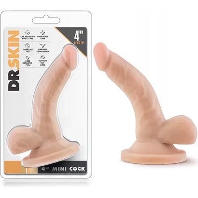 Мини дилдо, подходящо за анален секс, 12см. - Dr. Skin Mini Cock (BLUSH00618)
