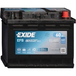 Exide EFB 60Ah 640A right+ (EL600)