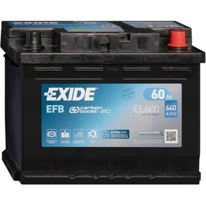 Exide EFB 60Ah 640A right+ (EL600)