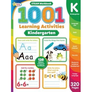 Active Minds 1001 Kindergarten Learning Activities: A Steam Workbook | Edited by Sequoia Children's Publishing (ISBN: 9781642693386)