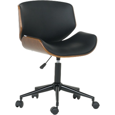 Bittel Работен офис стол КАРМЕН 6409 - орех-черен