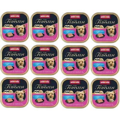 Animonda Vom Feinsten Adult Mini hydina losos a kôpor 12 x 100 g