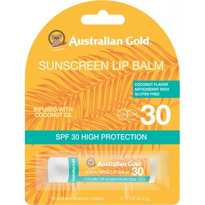 Australian Gold Lip Balm Moisture Max SPF30 Hydratačný balzam na pery s SPF30 4,2 g