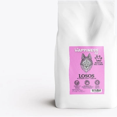 Happiness Grain Free Adult Small losos se pstruhem batáty a chřestem 2 kg