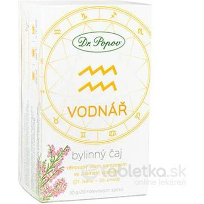 Dr. Popov Bylinný čaj VODNÁR 20 x 1,5 g