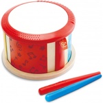 Hape Дървен музикален инструмент Hape - Двустранен барабан (H0608)