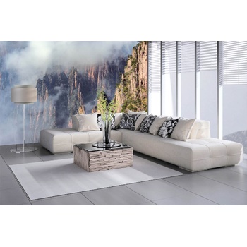 DIMEX ART s. r. o Самозалепваща се флизелинова фототапета облаци над върхове 375 x 250 см