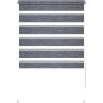 Gardinia Антрацитна ролетна щора ден и нощ 72, 5x150 cm Zebra Silvalin - Gardinia (48-2029807)