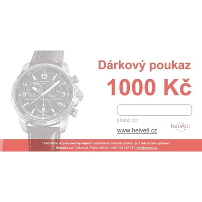 Helveti Dárkový poukaz 1000 Kč