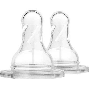 Dr. Brown's Биберони Dr. Browns Options+ за тясна бутилка Level-1 2 бр