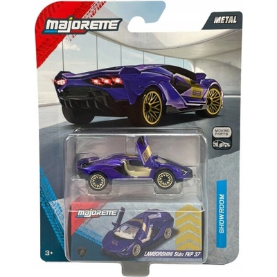 MAJORETTE SHOWROOM DELUXE LAMBORGHINI SIAN FKP37 FIALOVÝNOVÝ MODEL 1:64