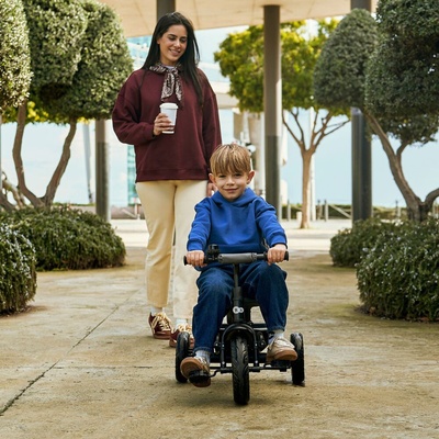Kinderkraft ASTON 2 PLUS šedá