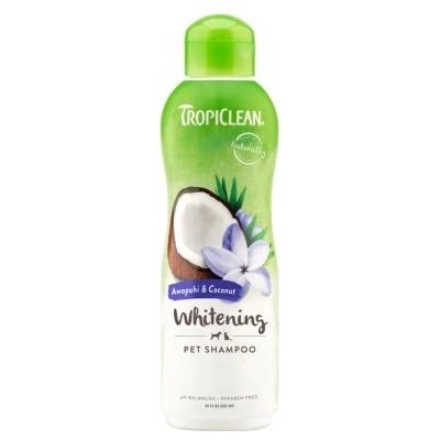 TropiClean šampon na bílou srst zázvor a kokos 355 ml