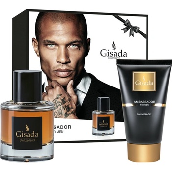 Gisada Ambassador Подаръчен комплект за мъже Размер EDP 50 ml + 100 ml душ гел
