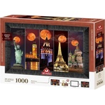 Art Puzzle Комплект пъзел, рамка и лепило Art Puzzle от 1000 части - Кървава луна (5664)