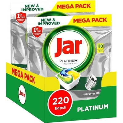 Jar Platinum Lemon kapsle do myčky 220 ks – Zboží Dáma