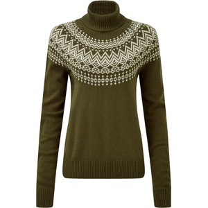 Sherpa Дамски вълнен пуловер Sherpa Women's Camkilo Roll Neck Sweater Jumper - Evergreen - размер XXL (105-6749-0216)
