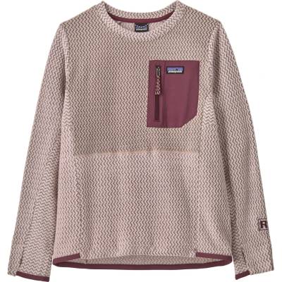 Patagonia Детски поларен пуловер Patagonia Kid's R1 Air Crew Fleece jumper - Pink Frost - размер XL (704-6562-0415)