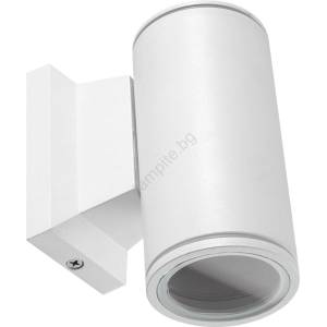 Aigostar - Външно стенно осветително тяло 1xGU10/230V IP65 бяло кръгло (AI0898)