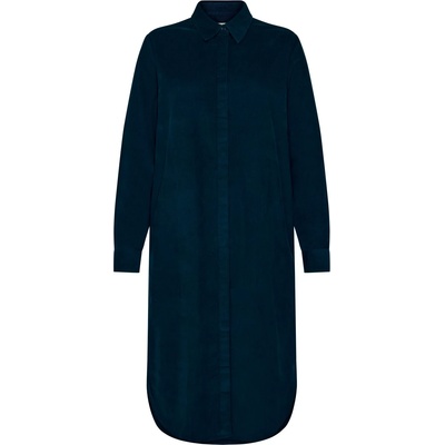 KnowledgeCotton Apparel Дамска рокля KnowledgeCotton Apparel Women's Corduroy Mid Len. 26 Wales Dress - Total Eclipse - размер XXL (134-1728-0216)