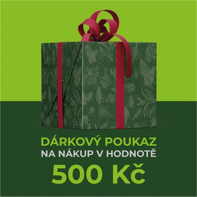 Dárkový poukaz v hodnotě 500 Kč