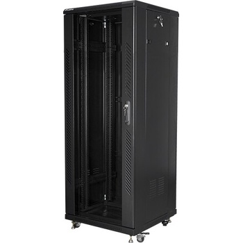 Lanberg Комуникационен шкаф Lanberg rack cabinet 19" free-standing 32U / 600x600 self-assembly flat pack, black (FF01-6632-12B)