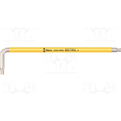 WERA klíč imbus Hex-Plus kulovitá HEX 4mm 05022664001